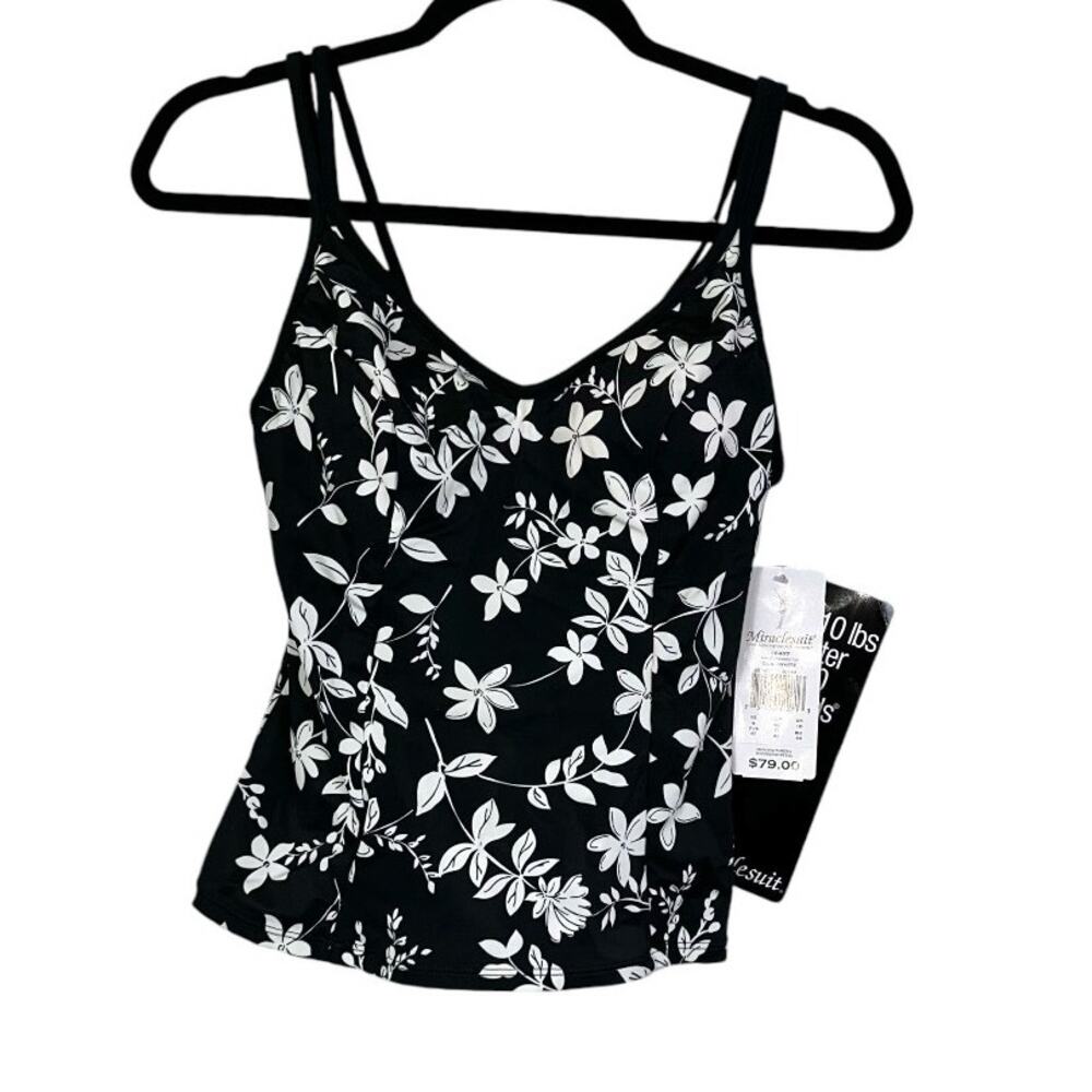Miracle Suit Swim Tankini Size 8 Look 10 lbs lighter in 10 seconds